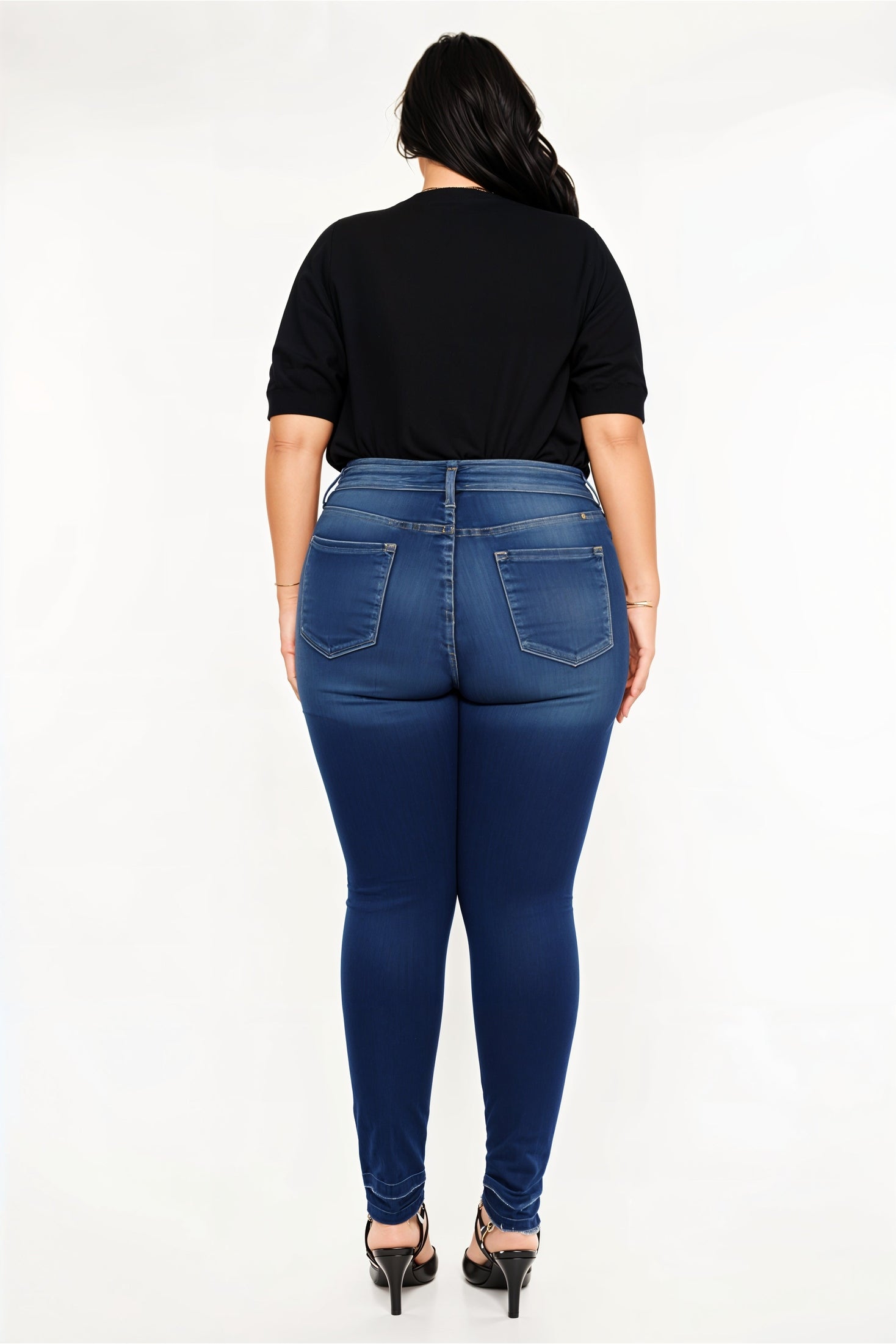 Contour Luxe Skinny Jeans side view