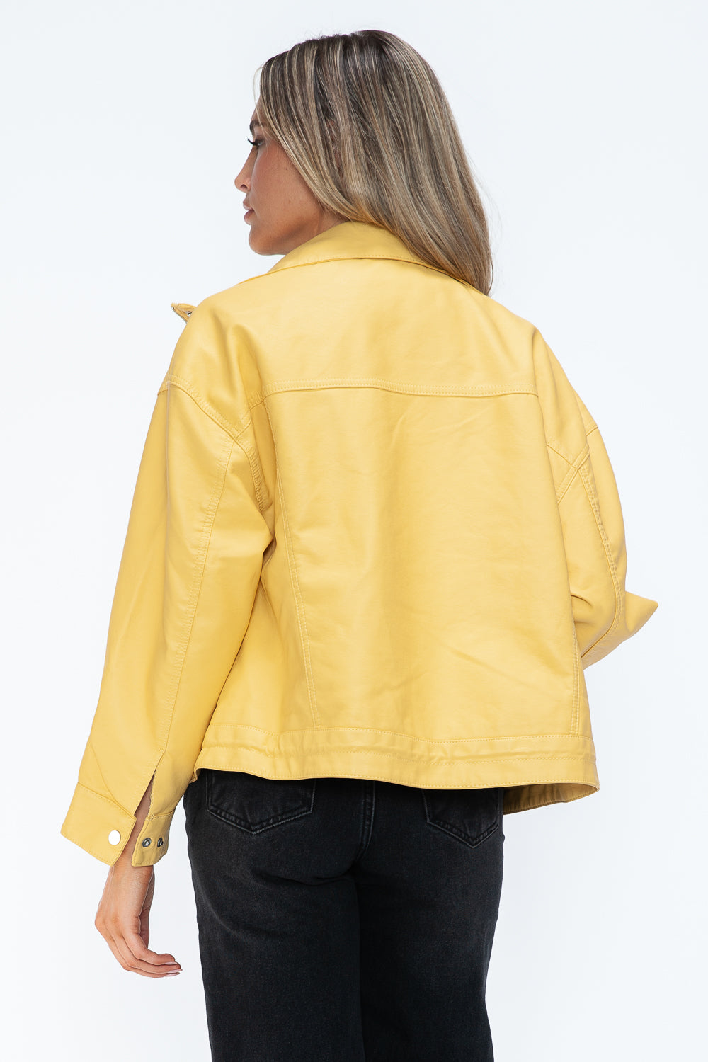 Side view of Empress of Elegance yellow jacket