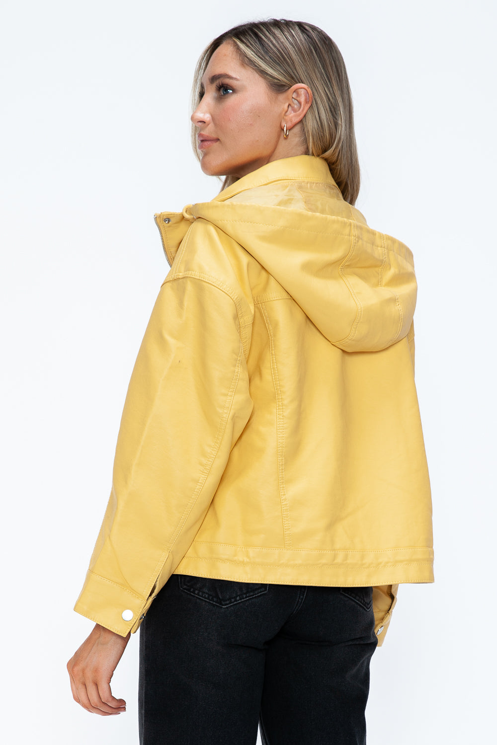 Side view of Empress of Elegance yellow jacket