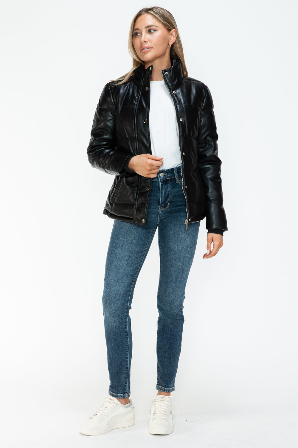Lustre Tundra Quilted Jacket full body view