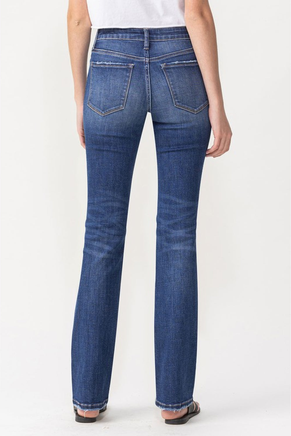 Lovervet Full Size Rebecca Midrise Bootcut Jeans | - CHANELIA