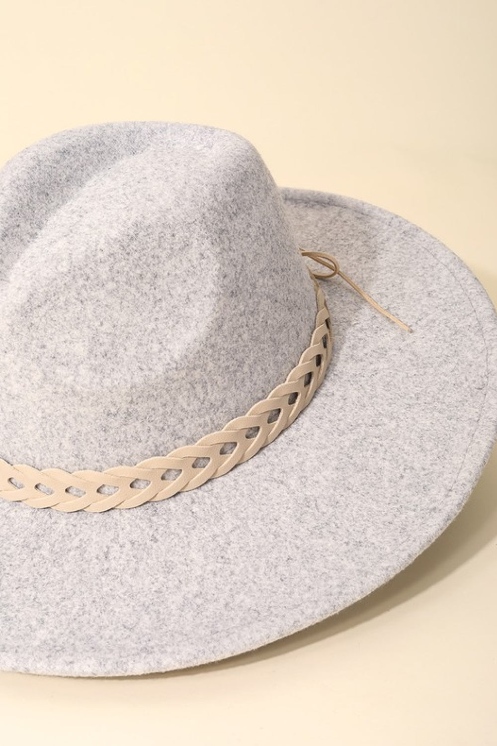 Fame Woven Together Braided Strap Fedora | - CHANELIA