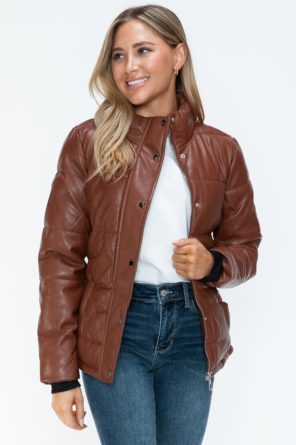 Amber Turtleneck Luxe Jacket