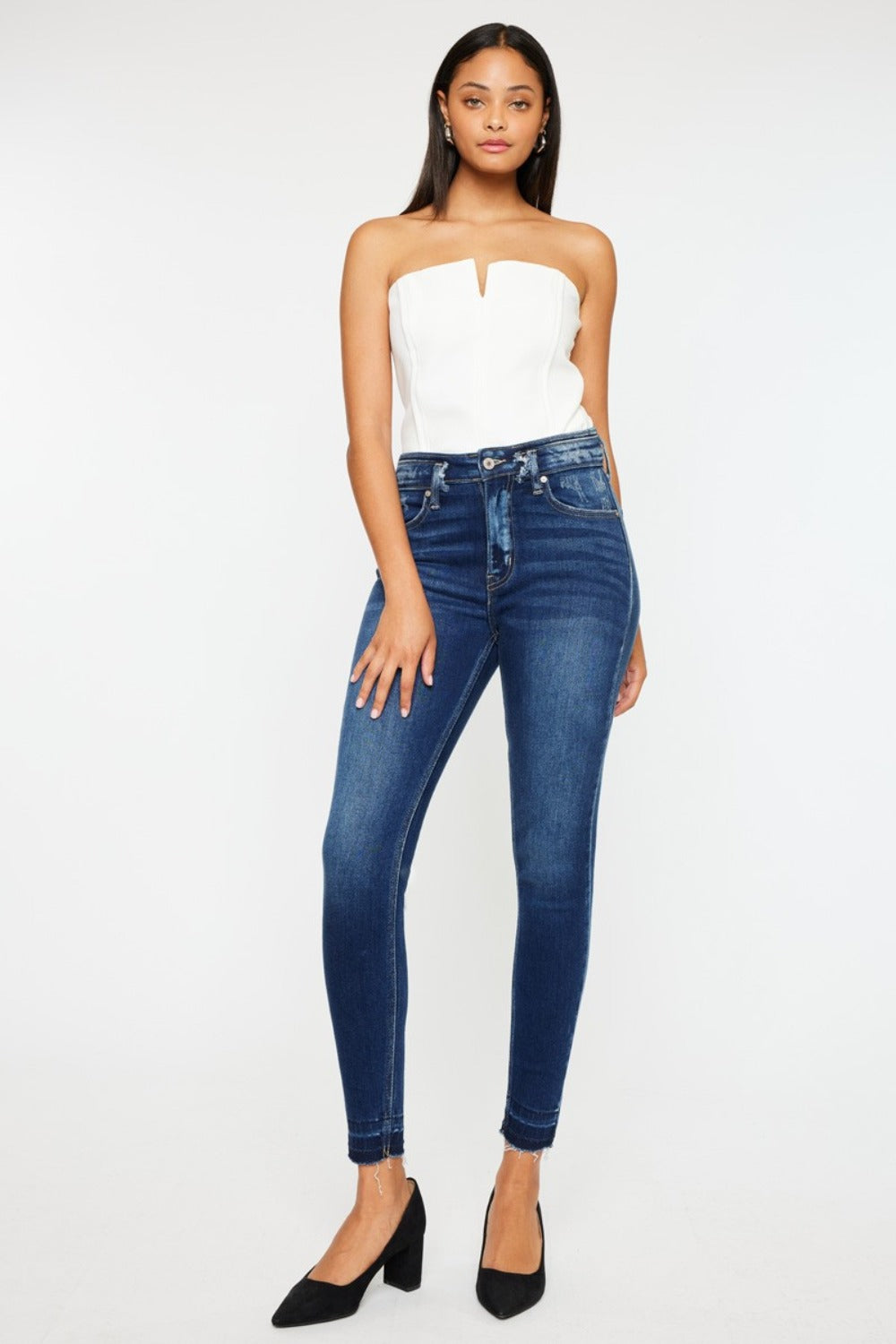 Contour Luxe Skinny Jeans front view