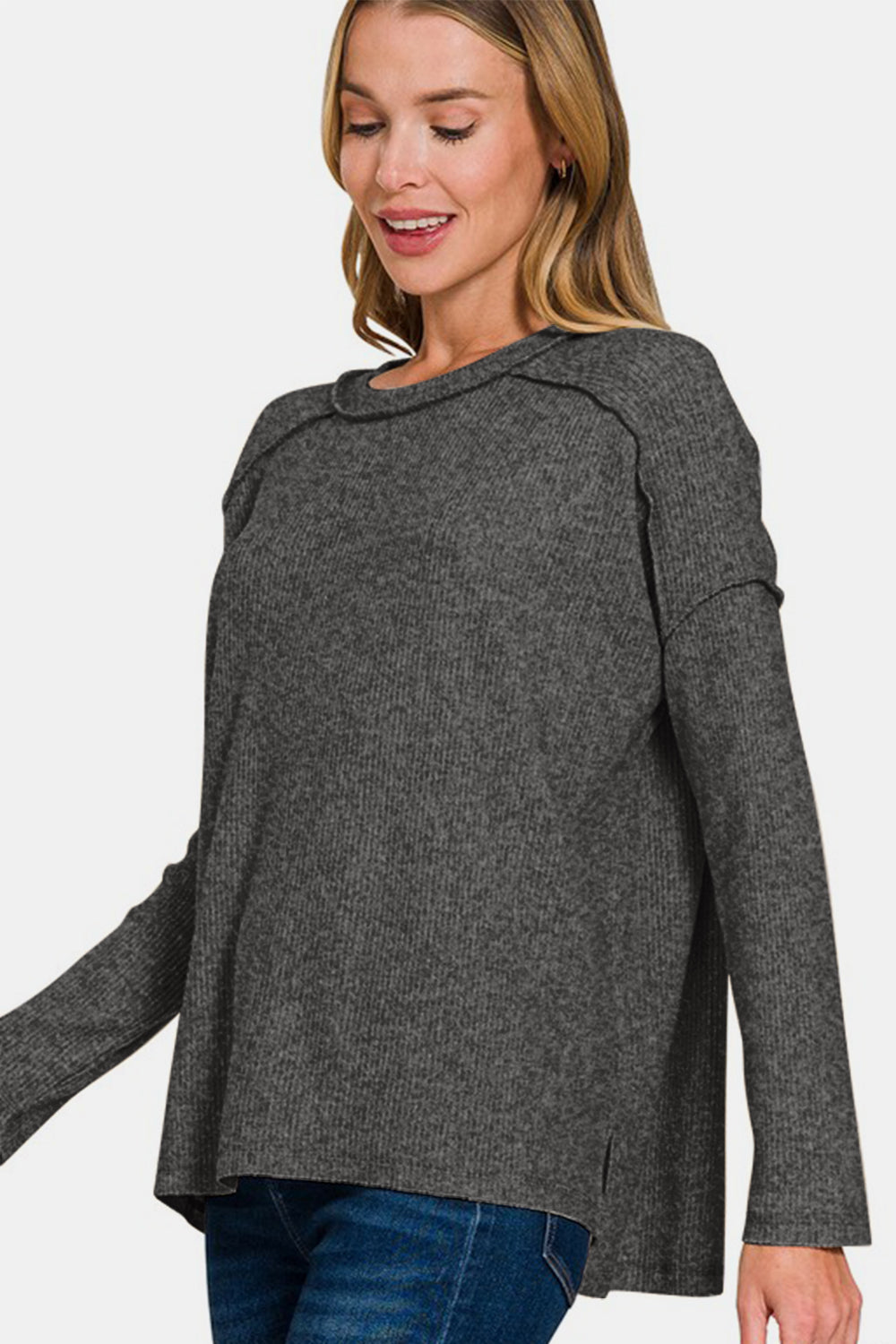 Ebonie Exposé Seamline Pullover side view