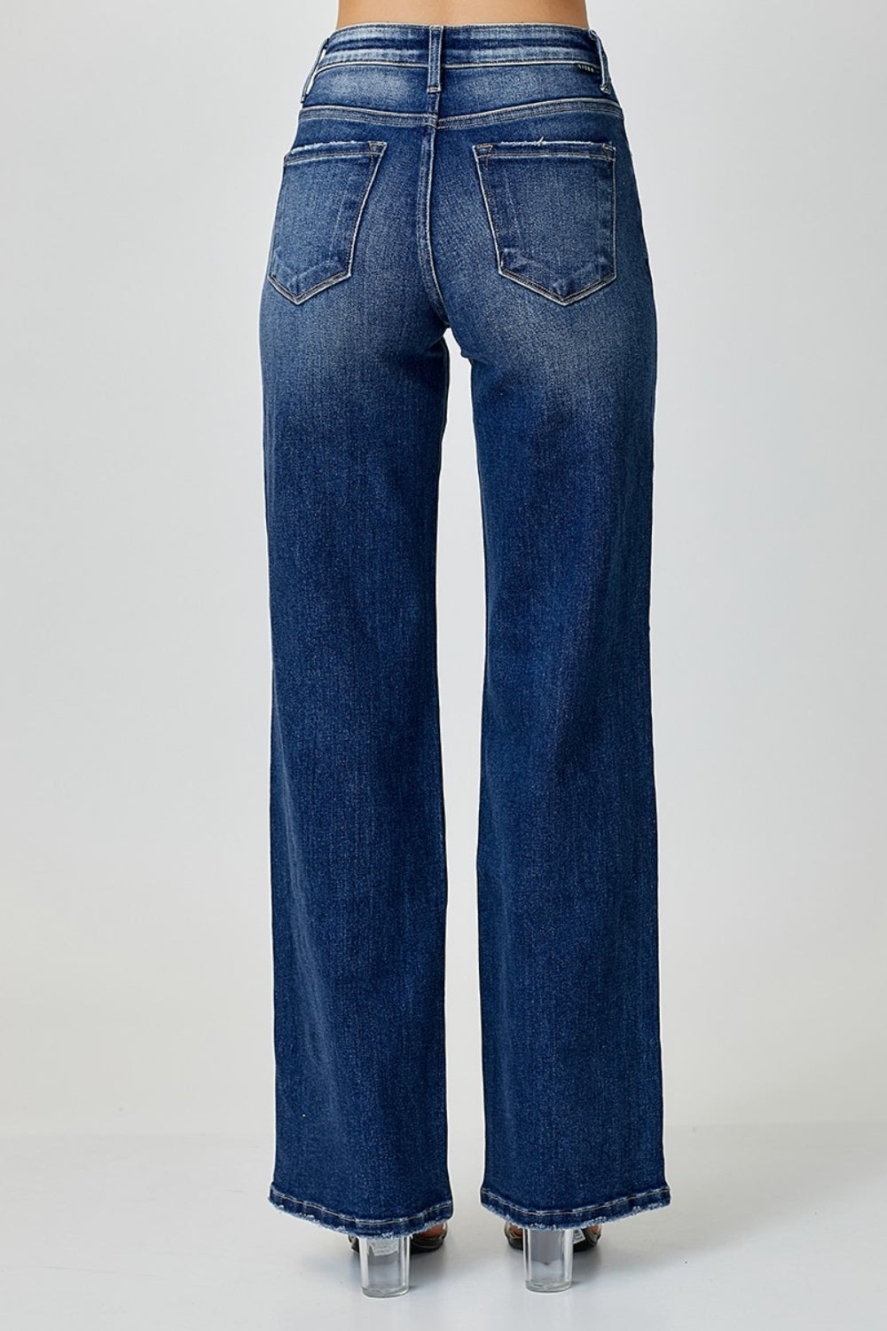 Mid Rise Straight Jeans | Jeans - CHANELIA