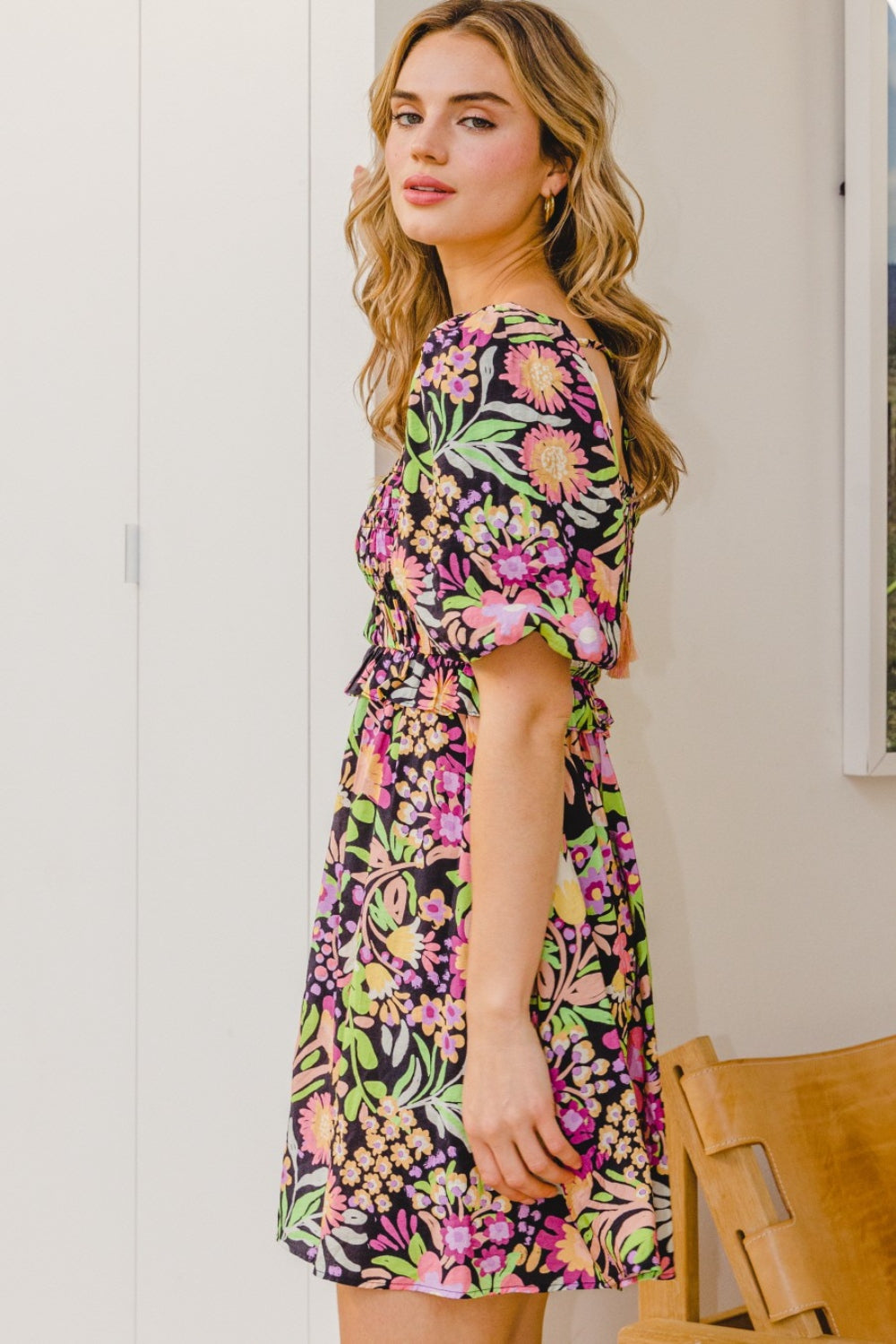boho chic cocktail dresses & Outfits for Women: Bohemian Dresses perfect for adding a touch of boho tiered midi cocktail dress Denim