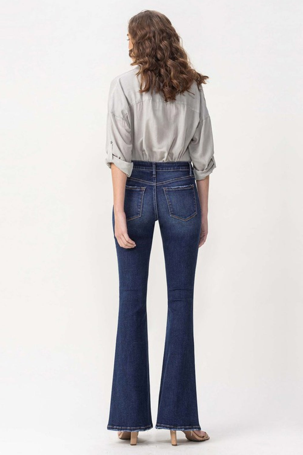 Lovervet Full Size Joanna Midrise Flare Jeans | - CHANELIA