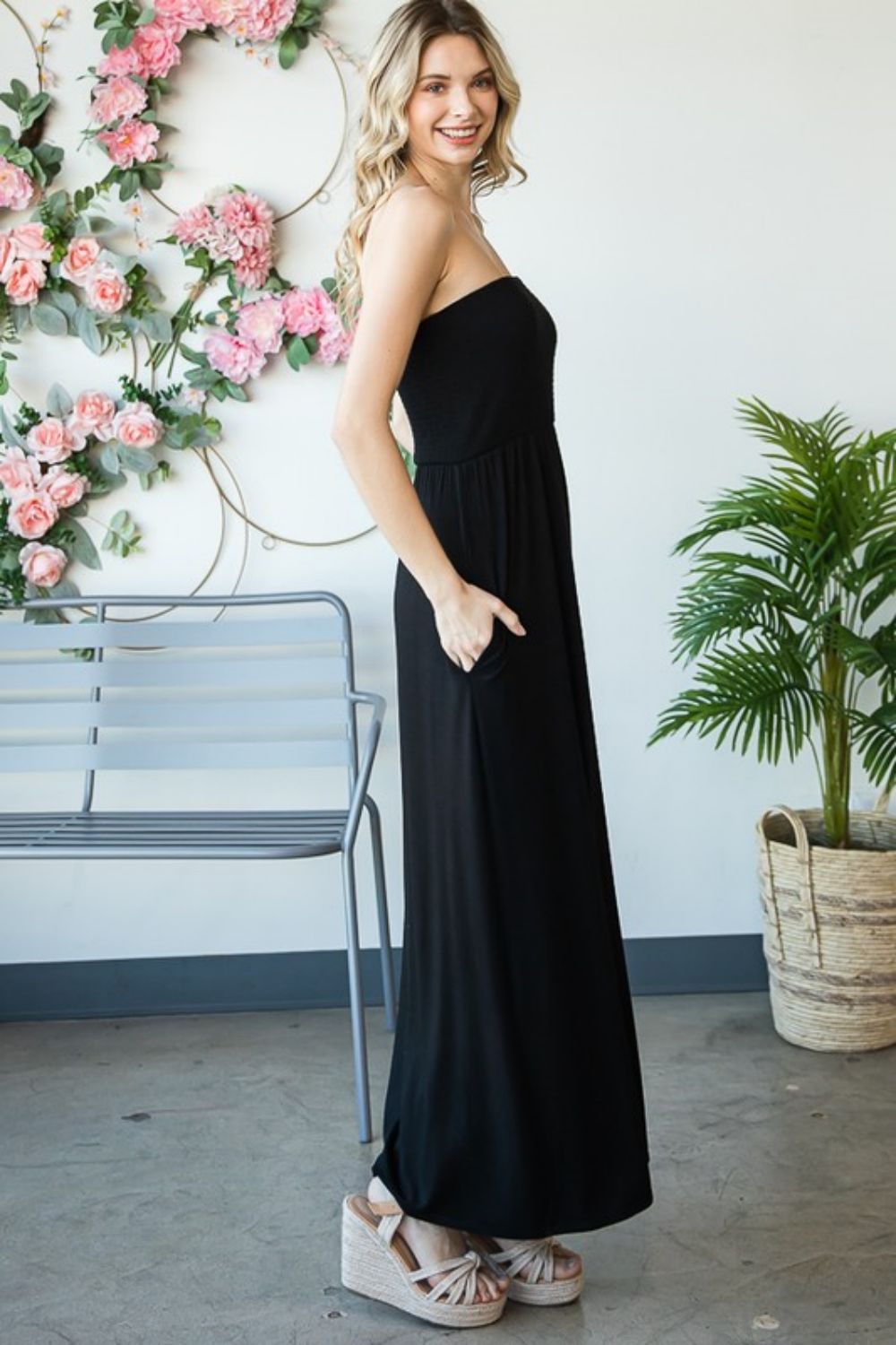Heimish Full Size Strapless Maxi Dress | - CHANELIA