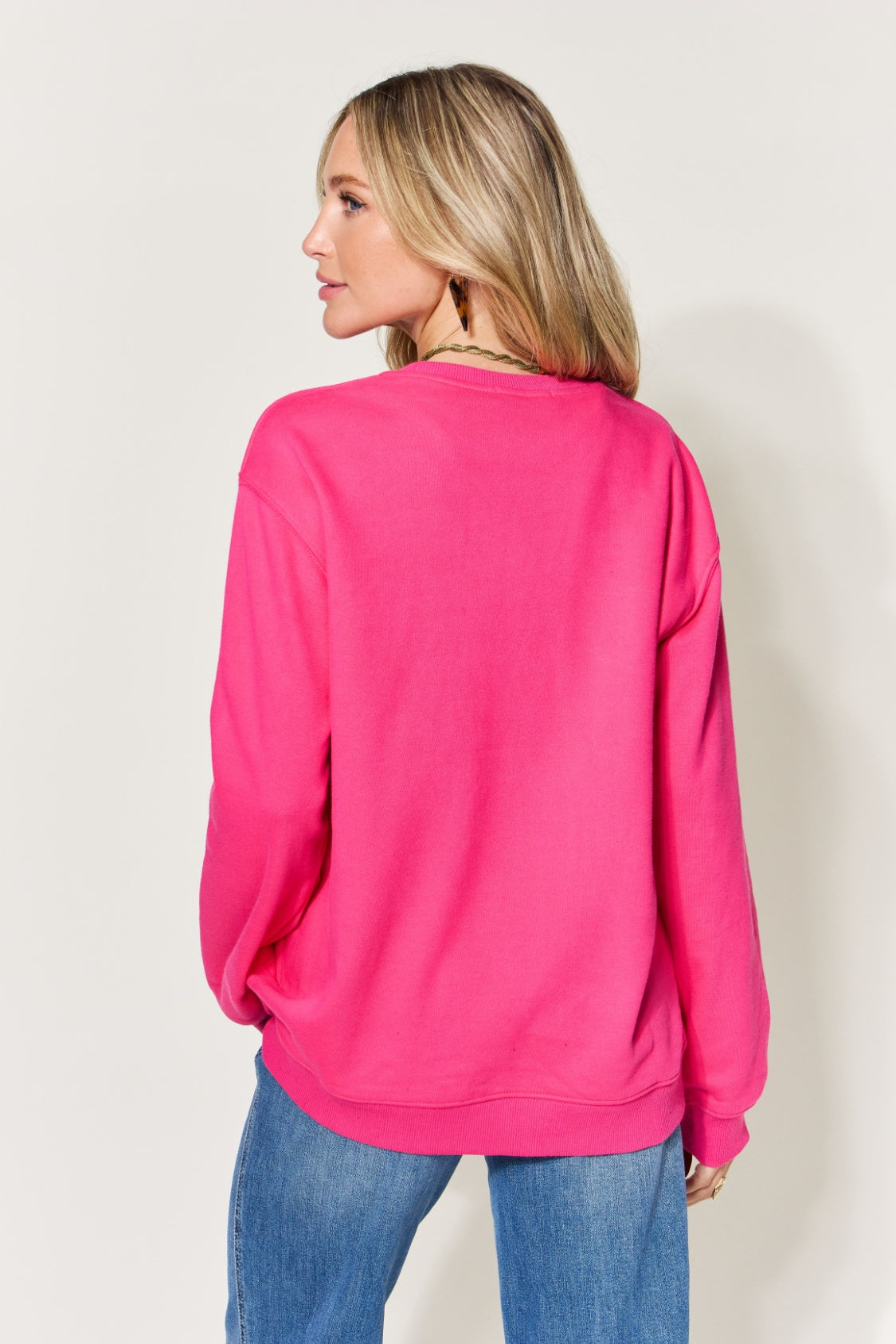 Graphic Long Sleeve Sweatshirt | Sweatshirt - CHANELIA