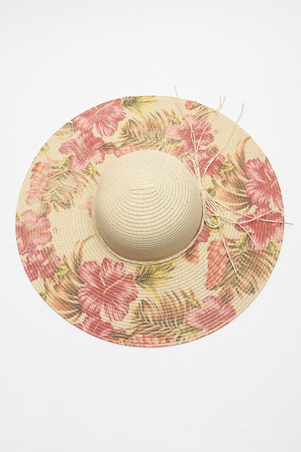 Justin Taylor Floral Bow Detail Sunhat | - CHANELIA