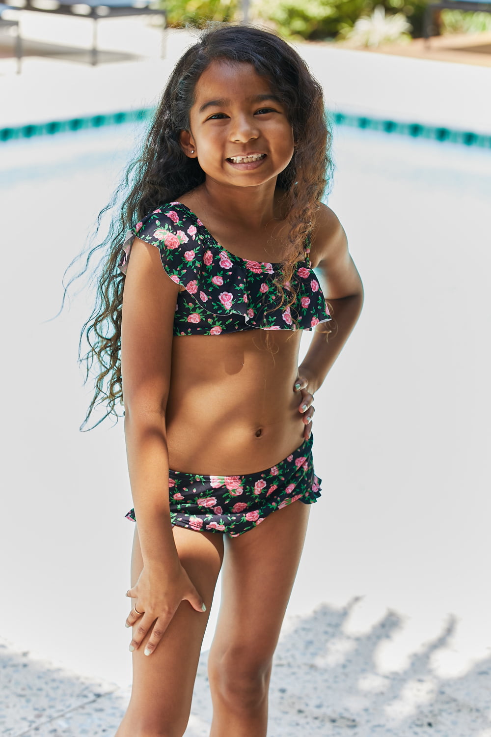 Lost At Sea: Cutout One-Piece Girls' Swimsuit