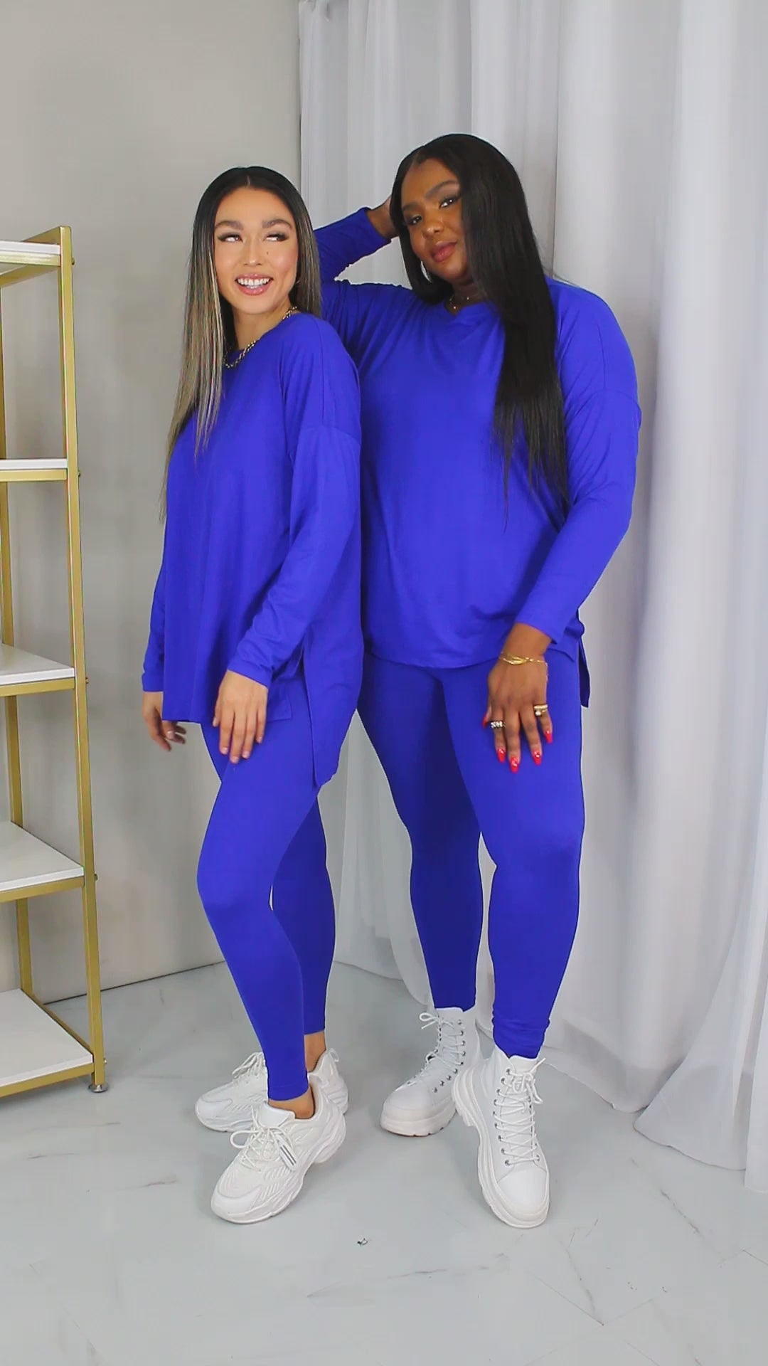 Bright Blue Loungewear Set: Ready to Relax - Zenana