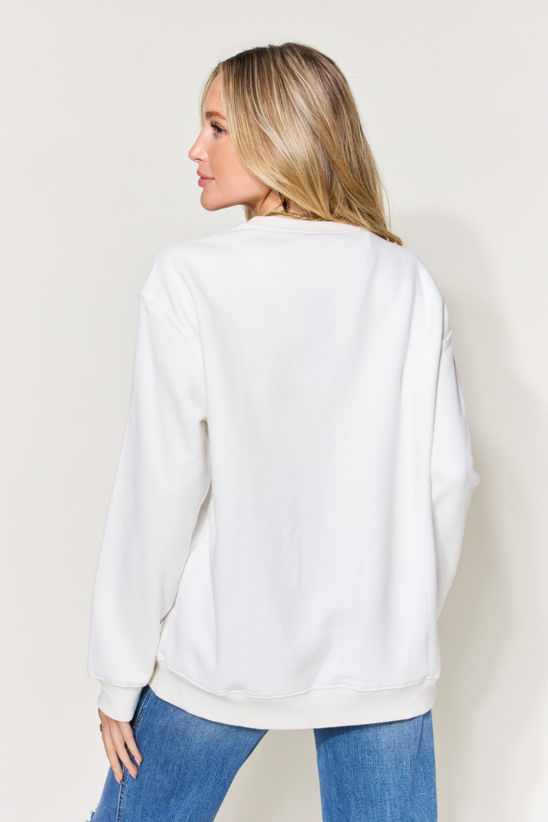 Graphic Long Sleeve Sweatshirt | Sweatshirt - CHANELIA