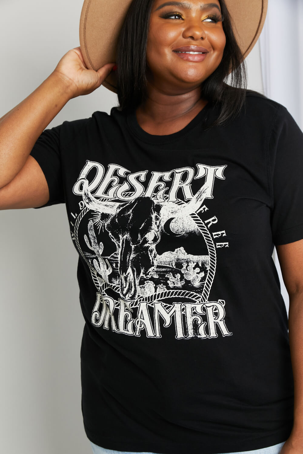 mineB Full Size DESERT DREAMER Graphic Tee | Tees - CHANELIA