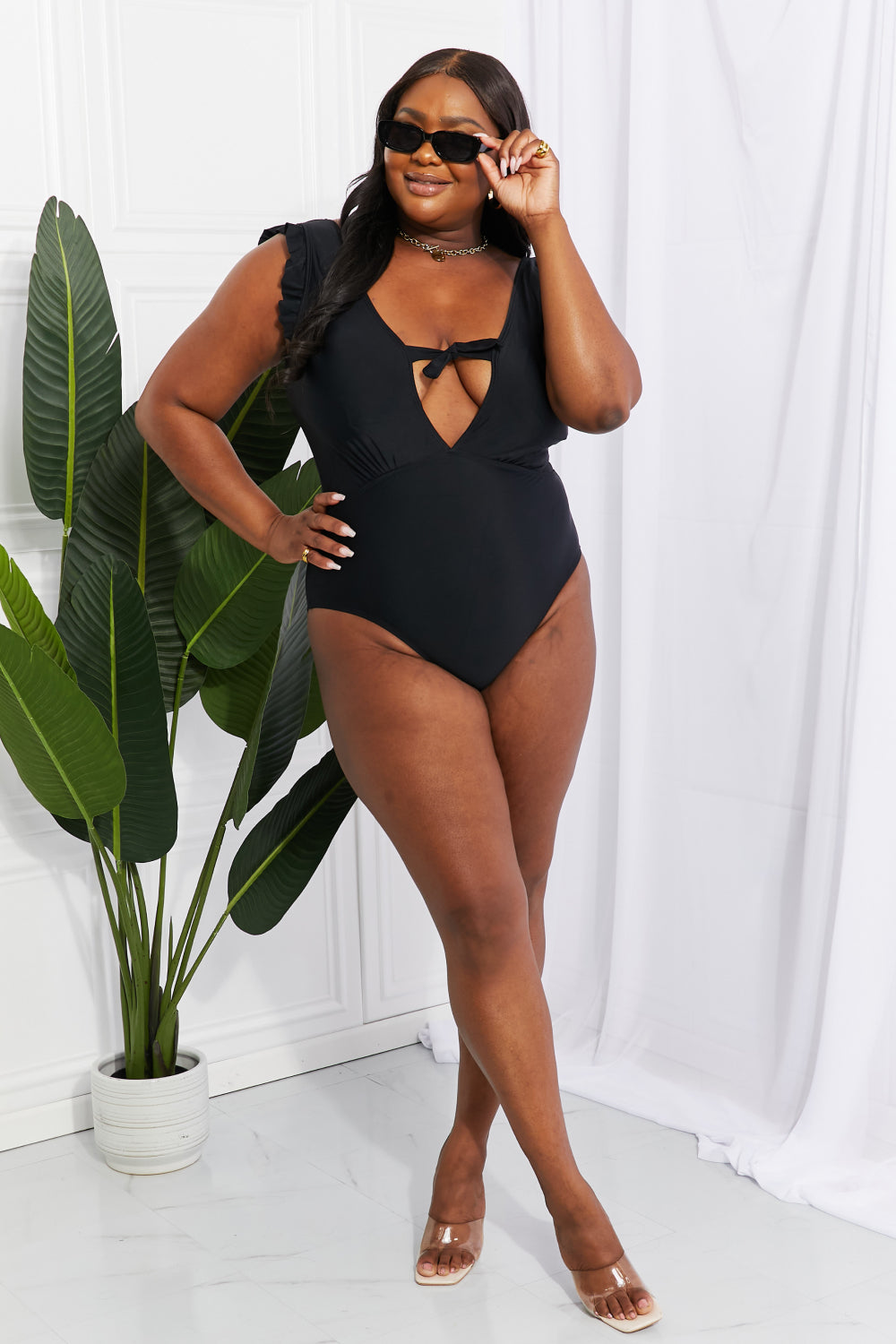 Upgrade Swimwear with Seashell One Piece Marina West Swim