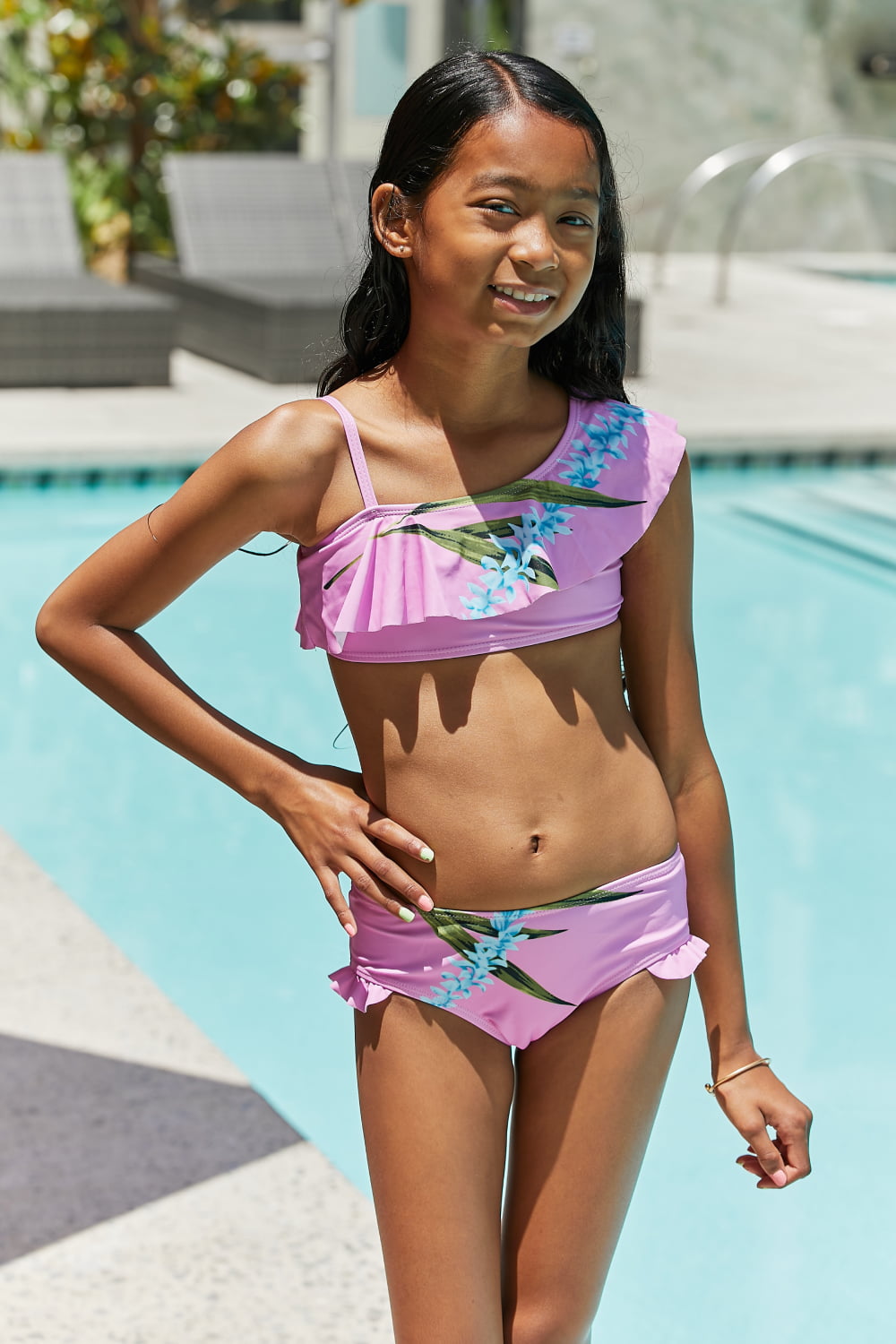 Marina West Swim Vacay Mode Two-Piece Swim Set in Carnation Pink | - CHANELIA