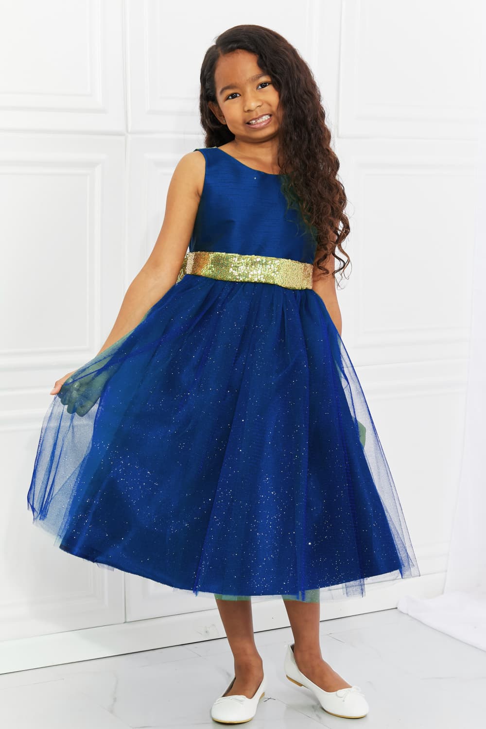 Kid's Dream Little Miss Classy Tutu Dress in Blue | - CHANELIA