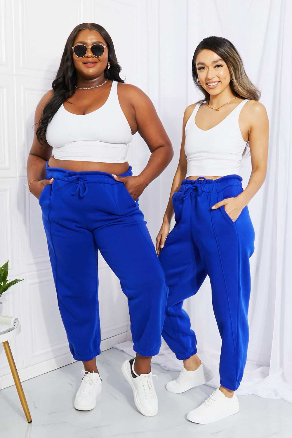 Zenana Full Size Can't Stop Me Paperbag Waist Joggers | - CHANELIA
