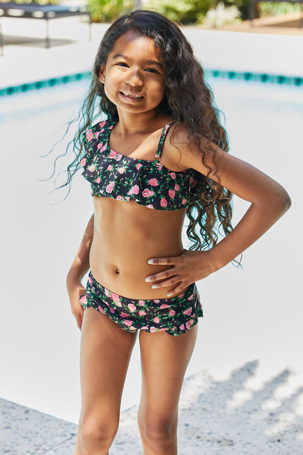 Lost At Sea: Cutout One-Piece Girls' Swimsuit