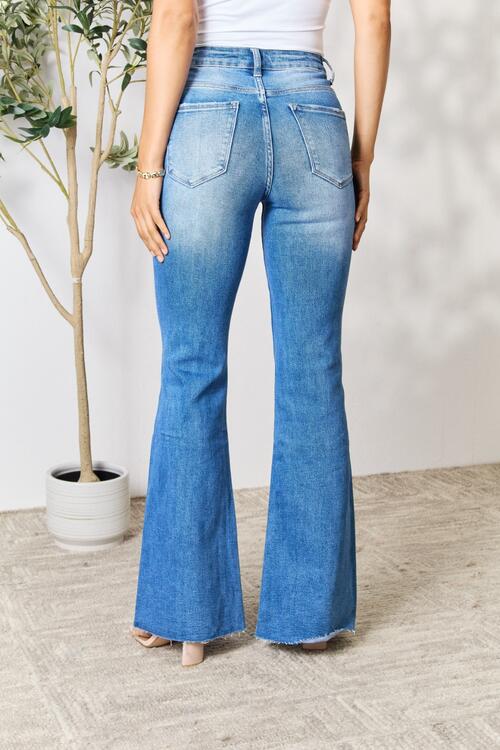 BAYEAS Slit Flare Jeans | Jeans - CHANELIA